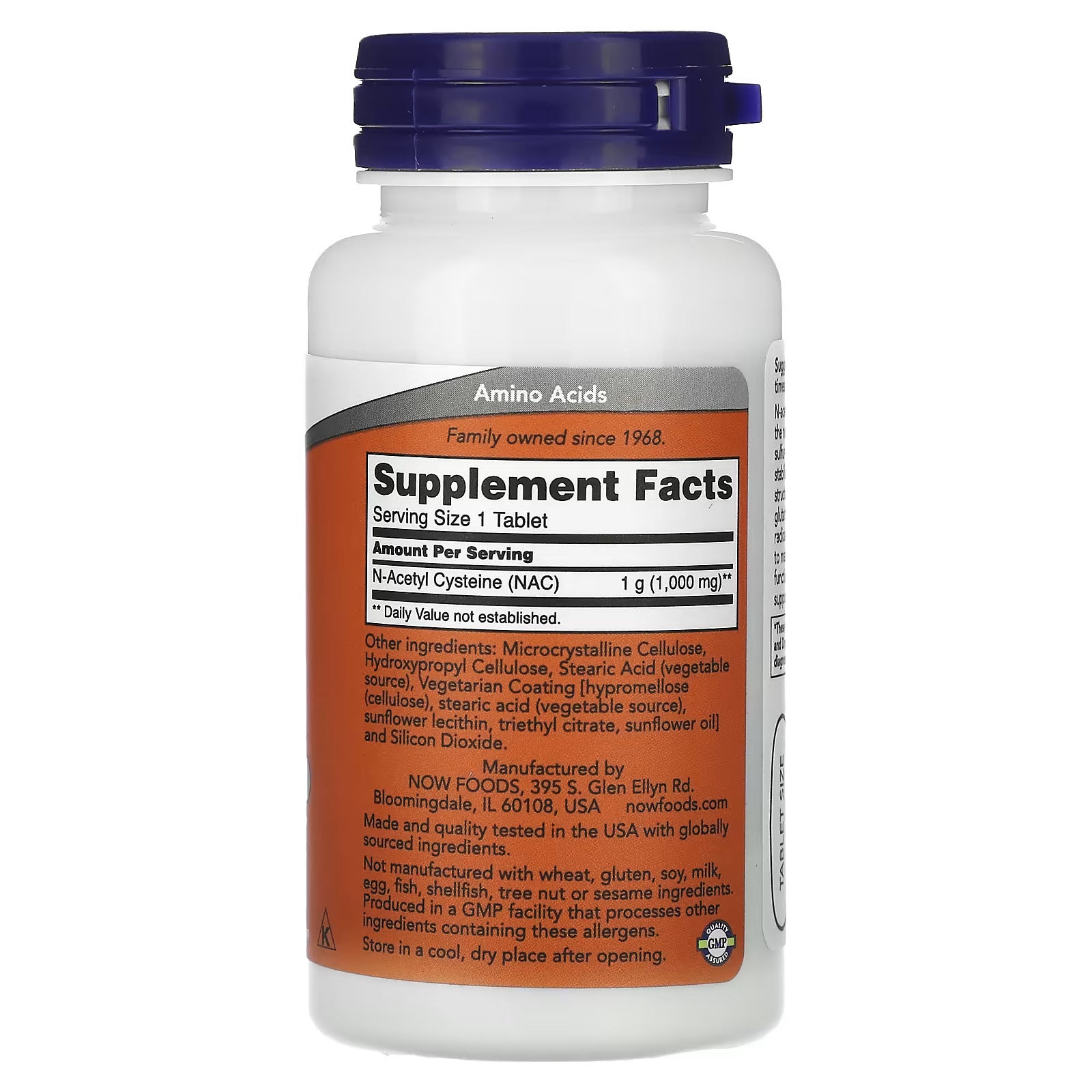 NOW Foods NAC 1000 mg 60 Tablet - Galeri