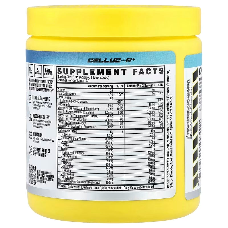 Cellucor C4 Energy + Aminos BCAAs & EAAs for Muscle Recovery Electrolytes for Hydration PreWorkout - Galeri