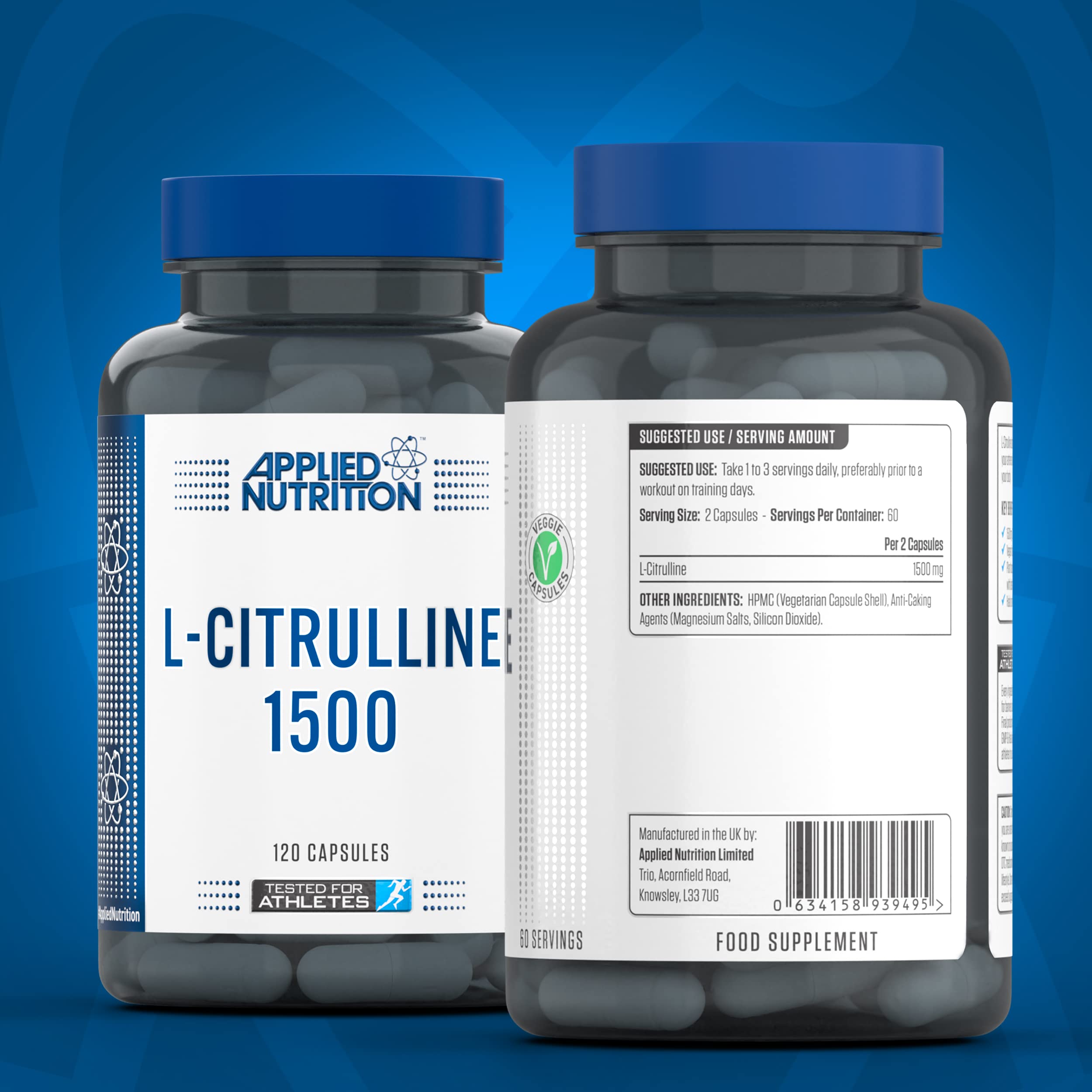Applied Nutrition L-Citrulline Sitrulin 1500 mg 120 Kapsül - Galeri