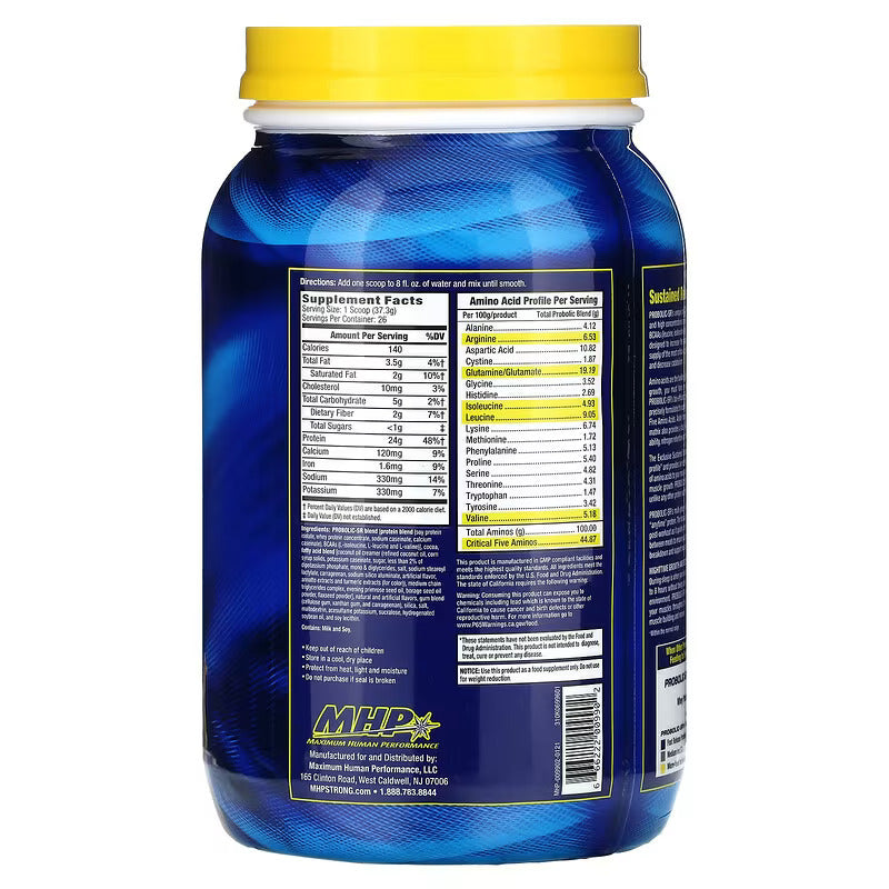 MHP, Probolic-SR Chocolate Komplex Protein (İsolate+Whey Protein) 969.8 g - Galeri