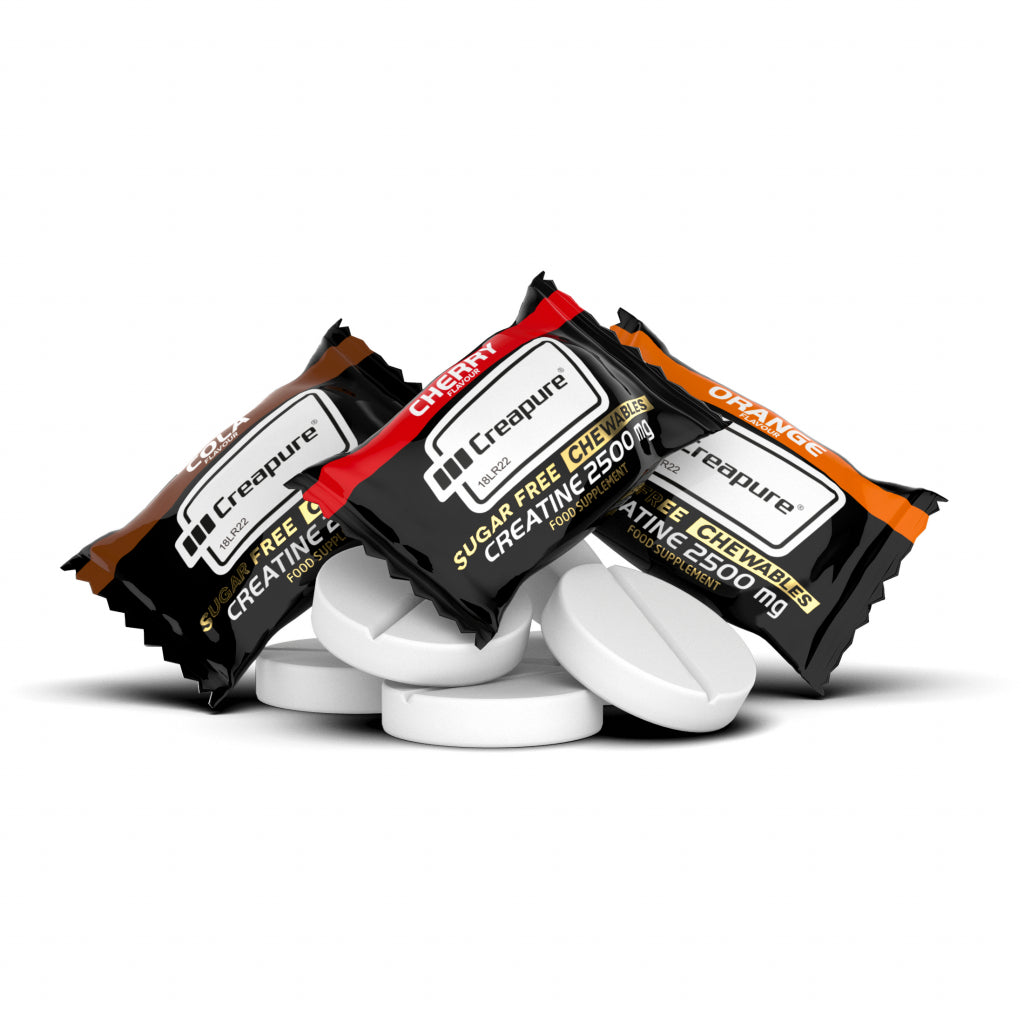 Amix Black Line Creatine Creapure 2500mg 60 Chewable Tabs Zero Sugar - Galeri