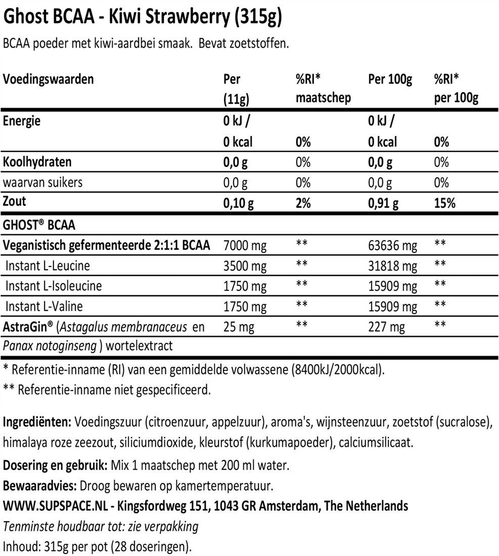 Ghost Amino BCAA 315 Gram - LEMON - Galeri