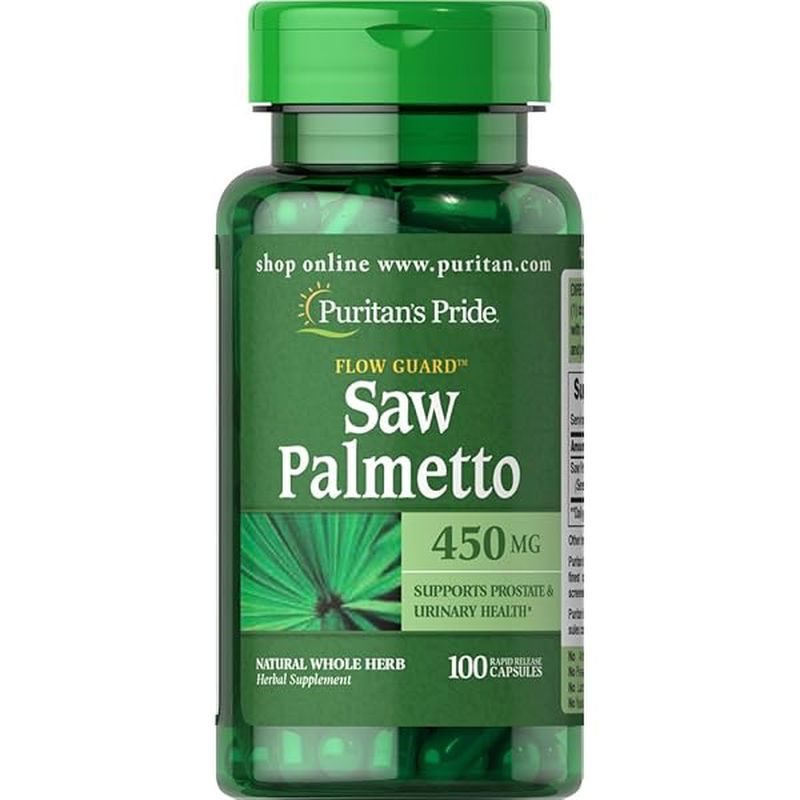 Puritan's Pride Saw Palmetto 450 Mg 100 Caps