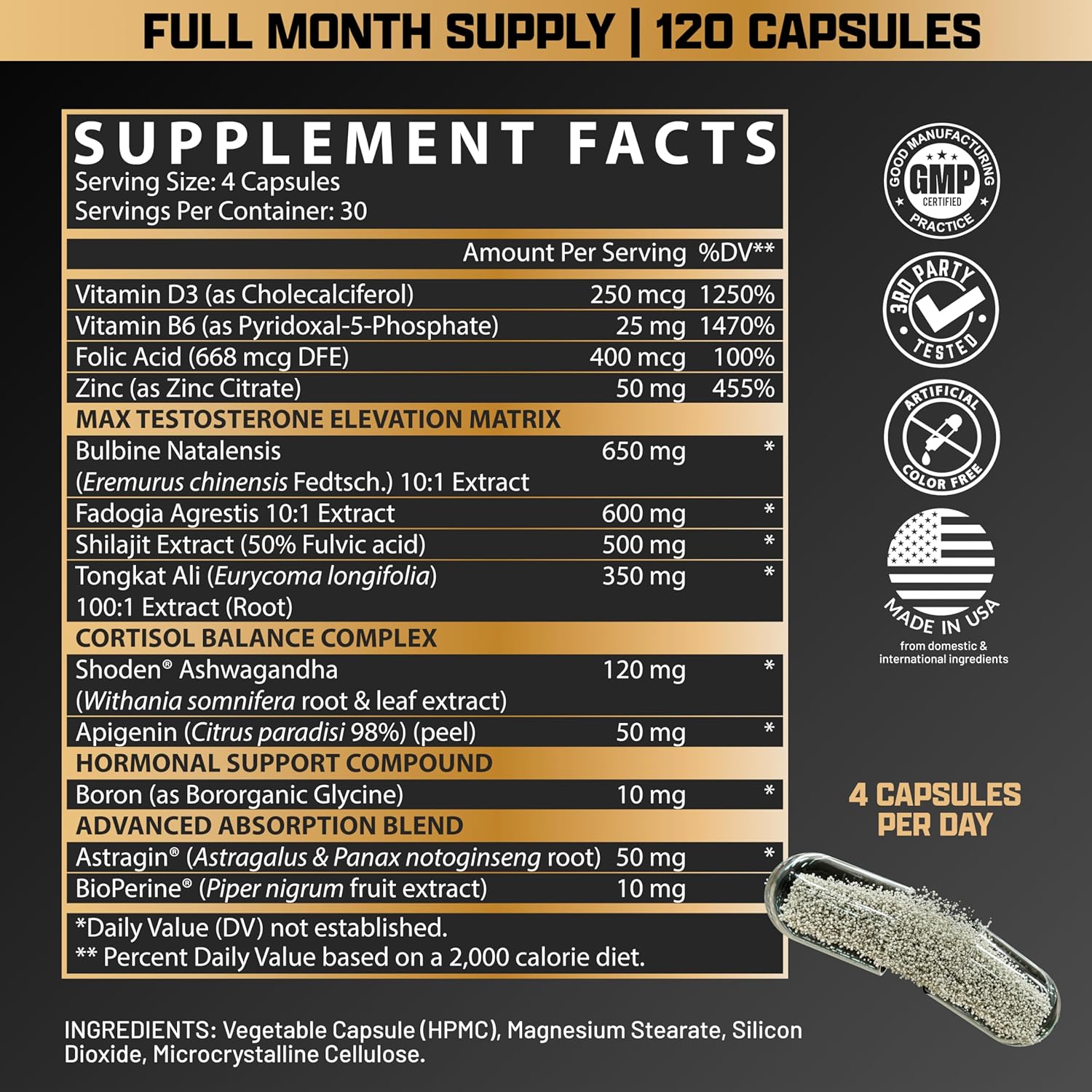 Nutrex Research Alpha-T Magnum Testosterone Support for Men - Galeri