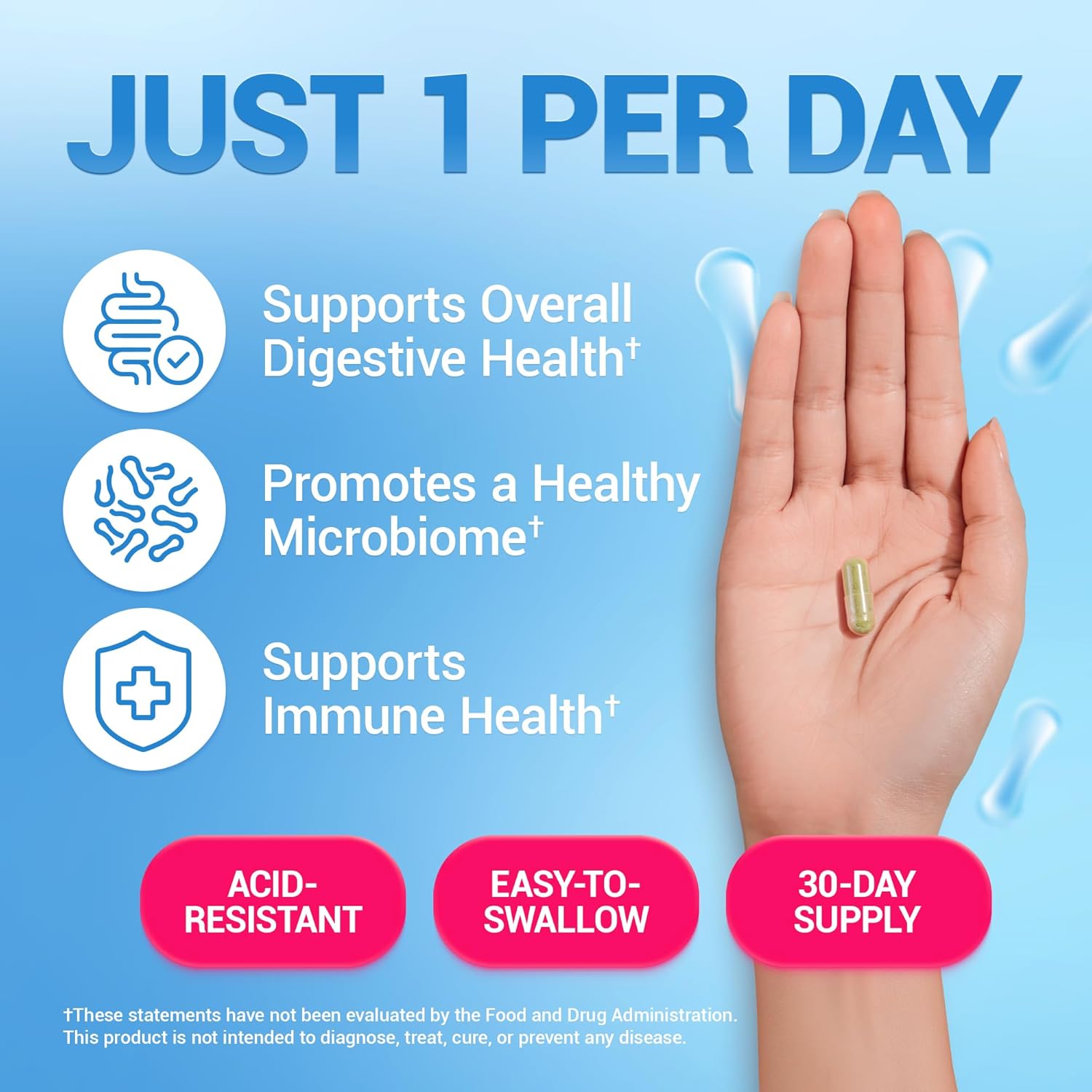 Dr. Berg Probiotic Digestive Health Lactobacillus 60 Billion CFUs 30 Caps - Galeri
