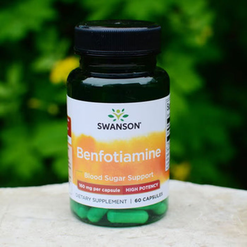 Swanson Benfotiamine High Potency 160 mg 60 Capsules - Galeri