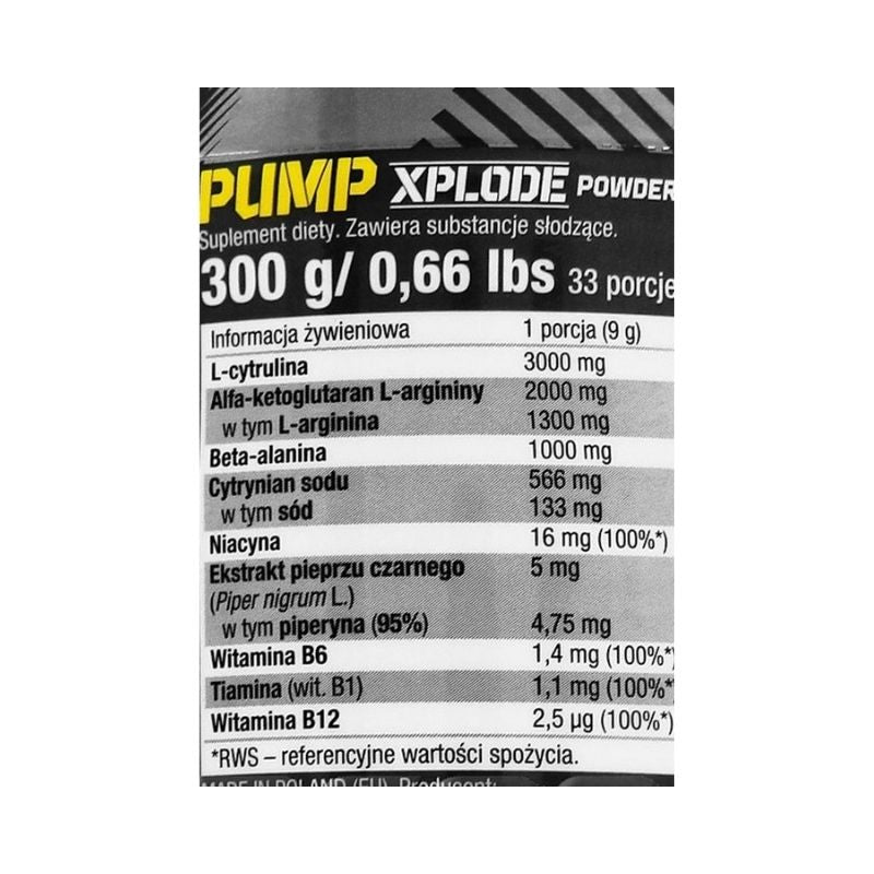 Olimp Pump Preworkout Xplode Powder / 33 Serv. - Galeri