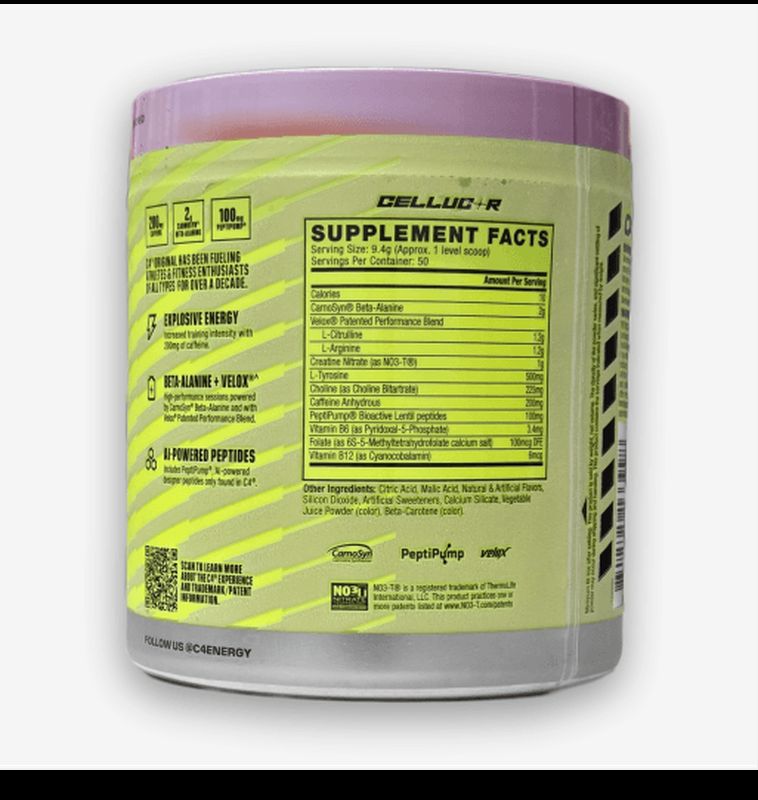 Cellucor C4 Original PreWorkout 50 Servis - Amerikan versiyon - Galeri