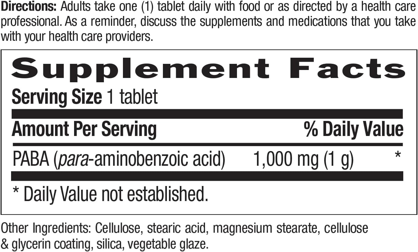 Country Life PABA 1,000 mg 60 Tablet - Galeri