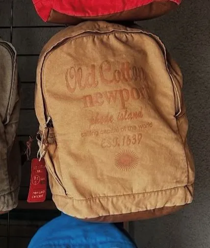 Açık Kahverengi Old Cotton Sırt Çantası