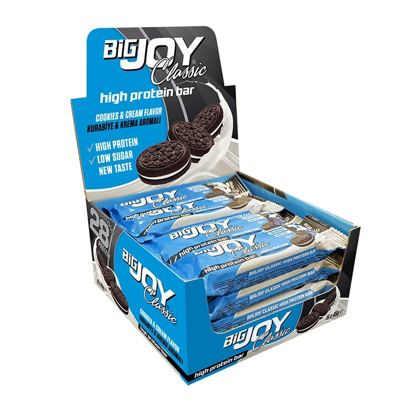 Big Joy Classic High Protein Bar 45 Gr 16 Adet - Galeri