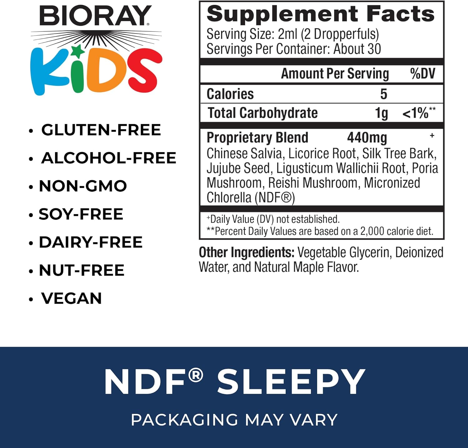 BIORAY Kids NDF Sleepy Maple Through The Night 60 ML - Galeri