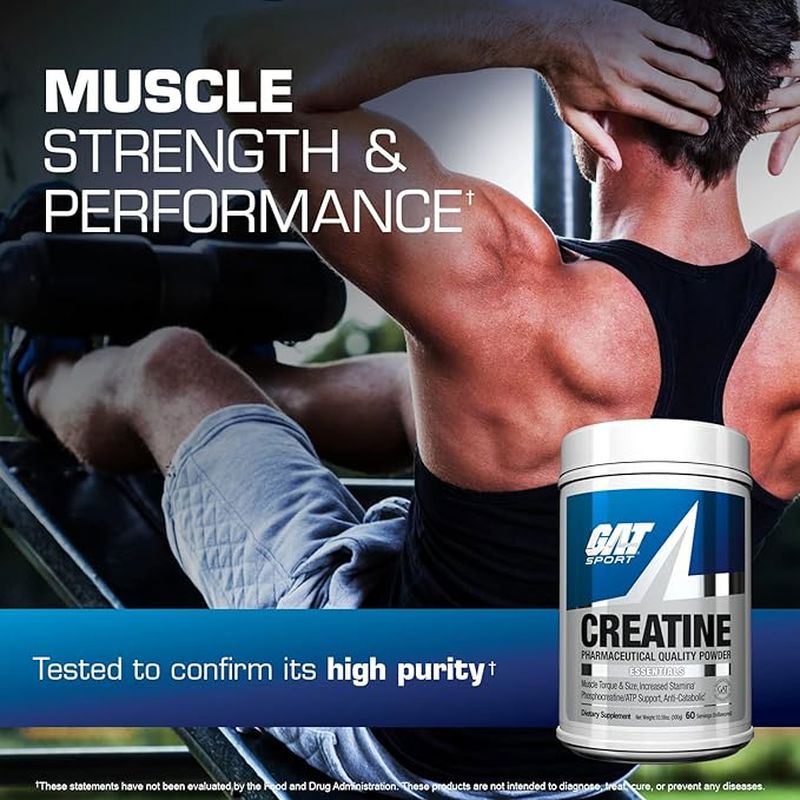 Gat CREATİNE MONOHYDRATE 300 Gram -USA ABD / 60 SERVİS - Galeri