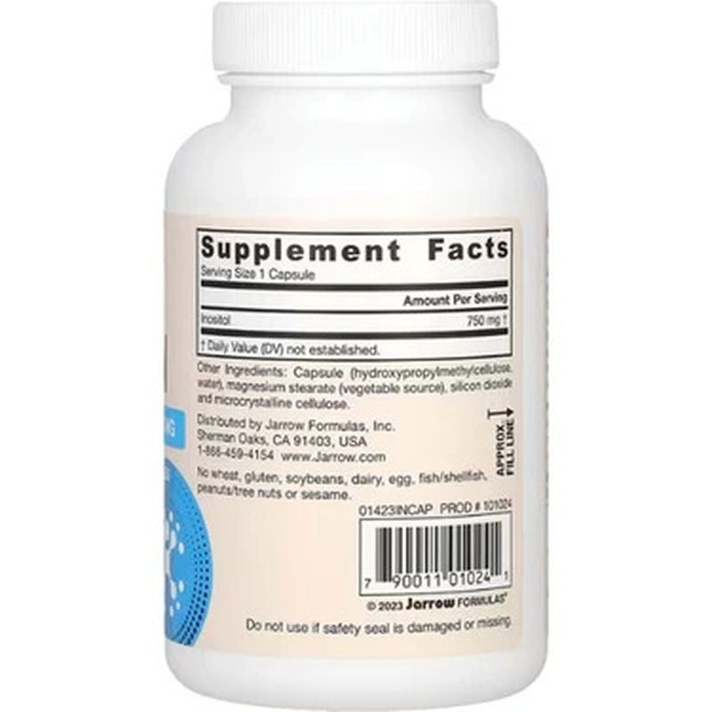 Jarrow Formulas, Vegan Inositol, 750 mg, 100 Veggie Caps - Galeri