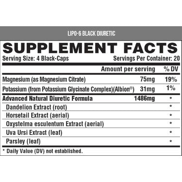 Nutrex Research, LIPO-6 Diuretic Fat Burners Diet Formulas Natural Water & Bloat Reducer 80 Capsules - Galeri