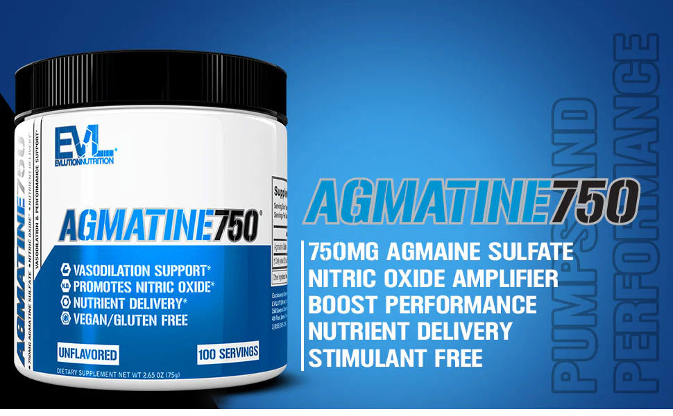EVLution Nutrition Agmatine Nitric Oxide 750 Mg 100 Servis - Galeri