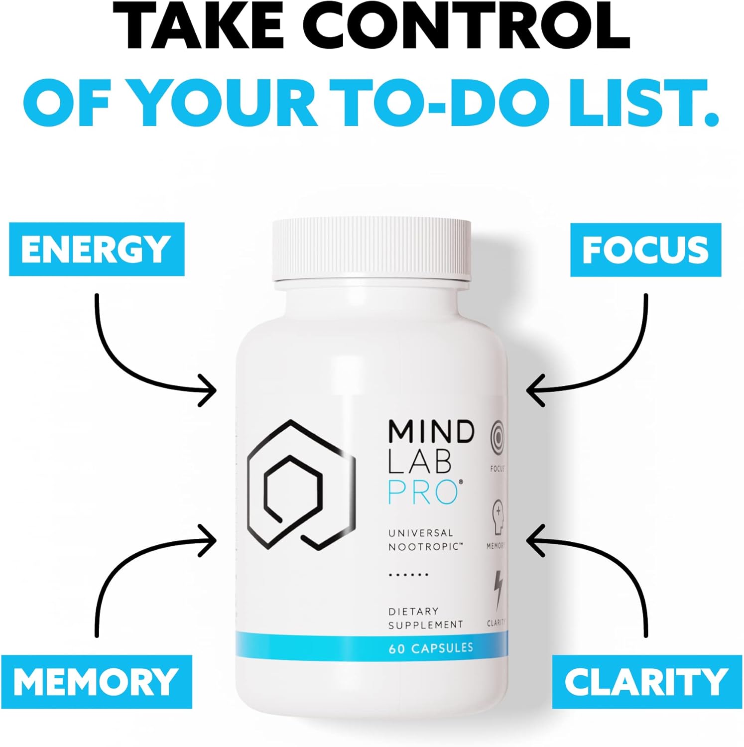 Mind Lab Pro Universal Nootropic Brain Booster Focus, 60 Caps - Galeri