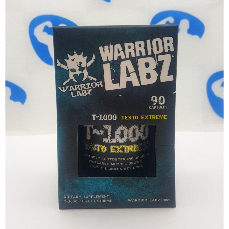 Warrior Labs T-1000 Testo Booster - Tribulus , Beta Ecdysterone , Apinenin 90 Caps - Galeri
