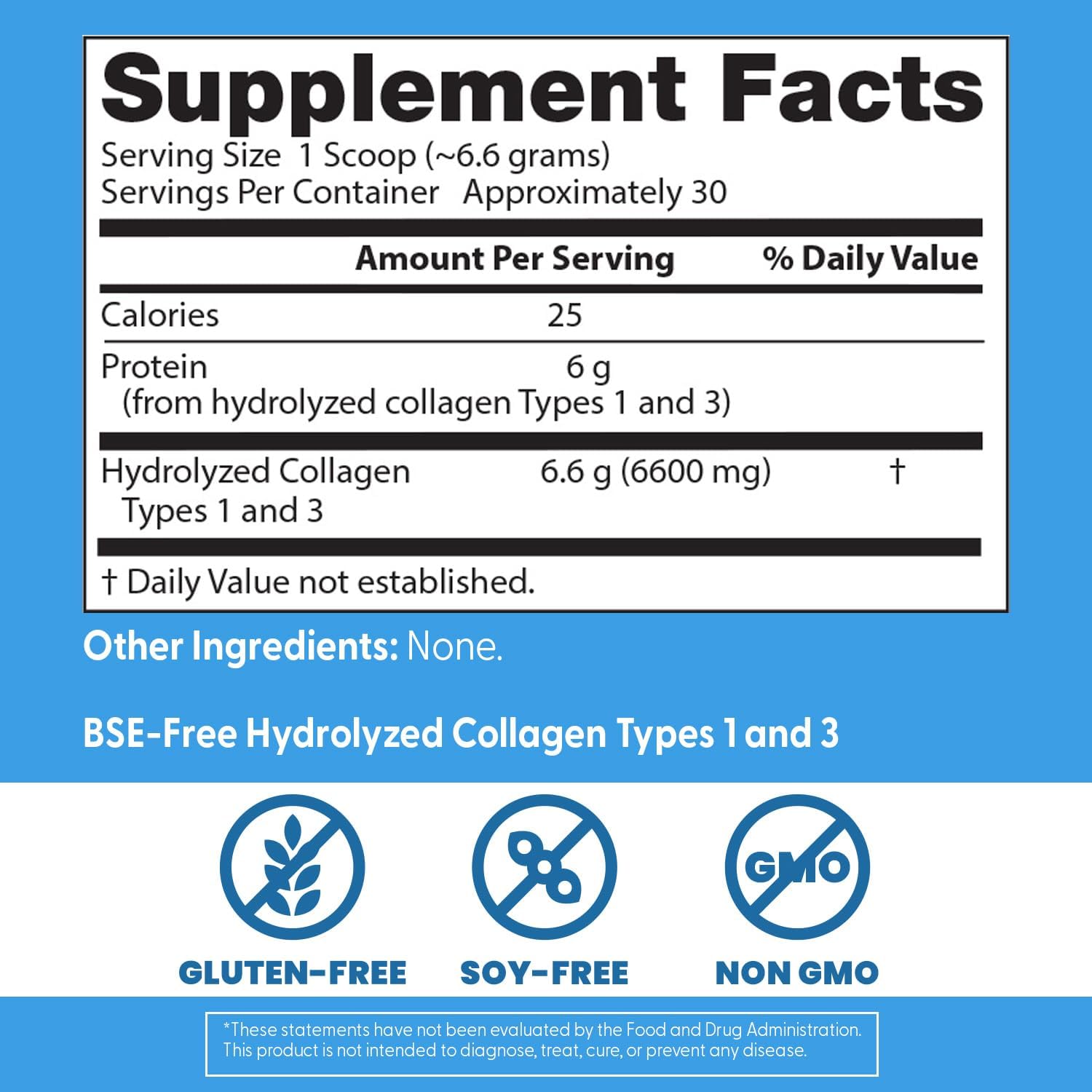 Doctor's Best Pure Collagen Types 1 & 3 Promotes Healthy Skin Hair & Nails – Bone & Joint Support 200 g - Galeri