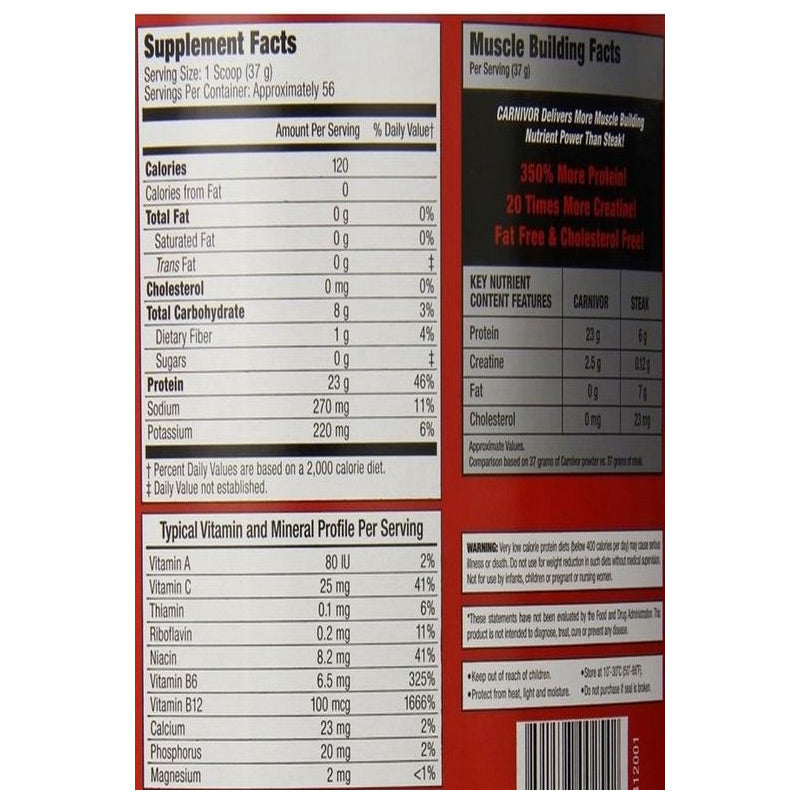Musclemeds Carnivor Beef  Isolate Protein 2088 Gr - Galeri