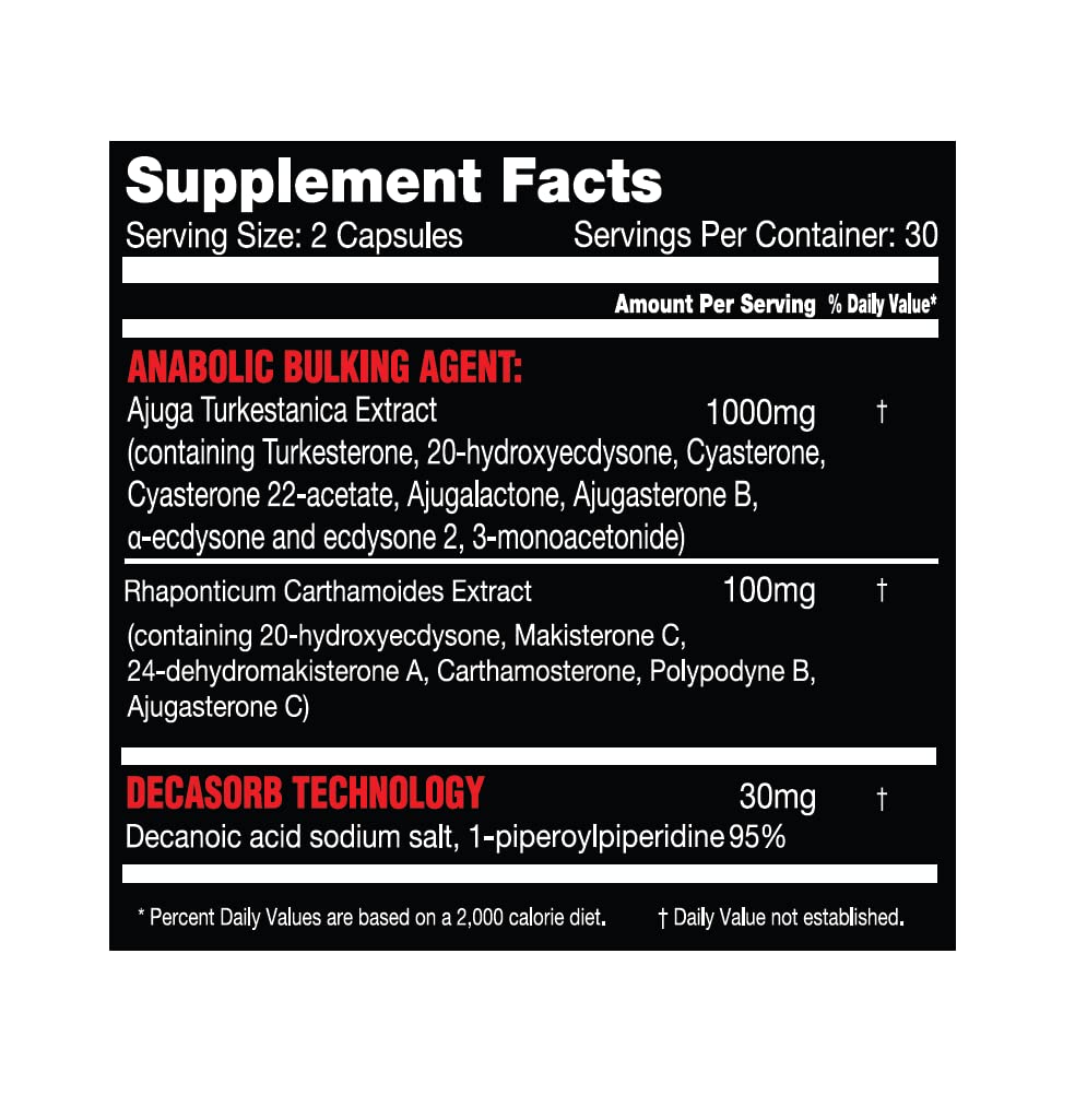 Killer Labz TURKESTERONE 1100 MG 60 Caps - Galeri