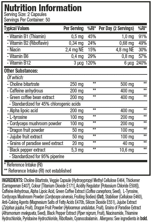 MUSCLETECH Hydroxycut Hardcore Super Elite / 100 Caps - Galeri