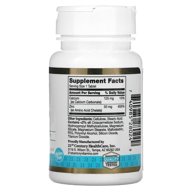 21st Century Chelated Zinc(Çinko) Demir ekstrat 50 mg 60 Tablets - Galeri