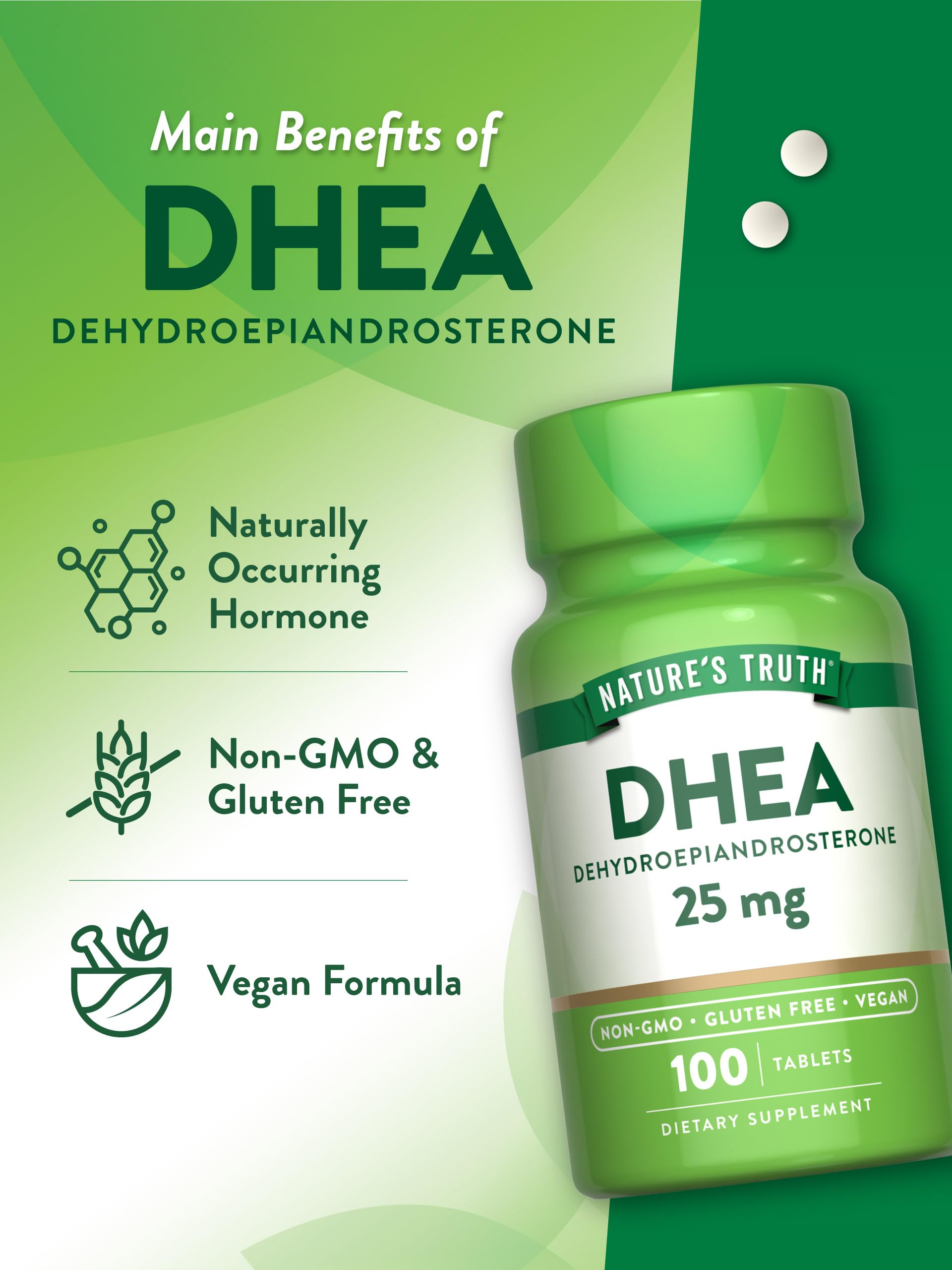 Nature's Truth DHEA 25 mg 100 Kapsül - Galeri