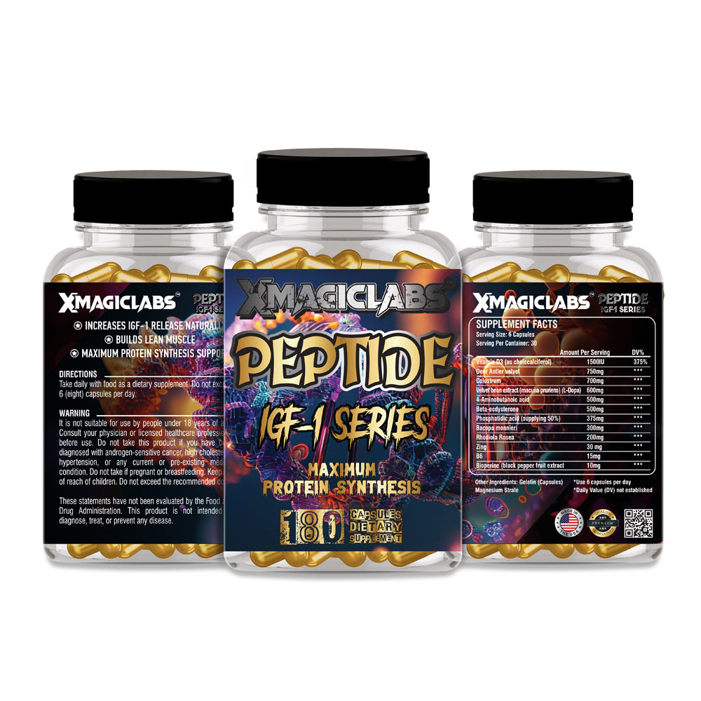 XMAGICLABS IGF1 igf1+Beta ecdysterone+Bacopa+D3 GH 180 Kapsül - Galeri