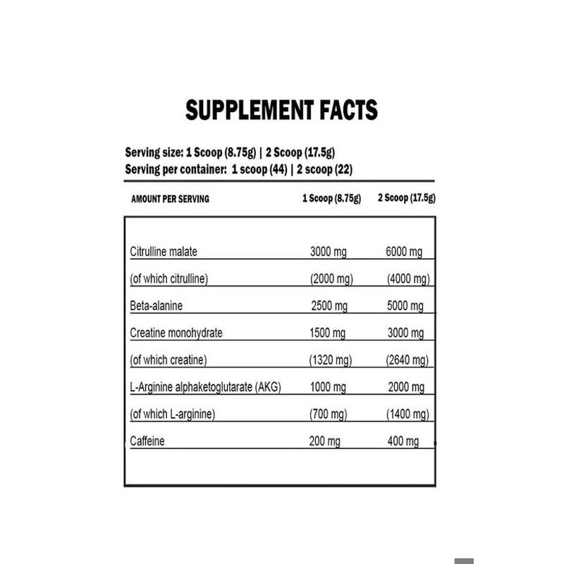 KEVİN LEVRONE SHAABOOM PUMP PREWORKOUT 385 g - 44 SERVİS - Galeri