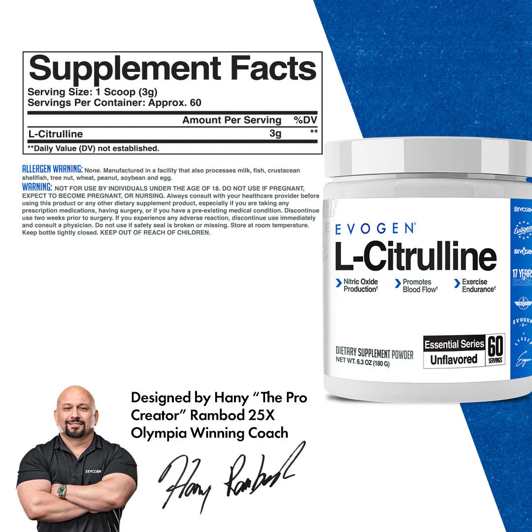 Evogen L-Citrulline(Sitrulin) Nitric Oxide Powder - 60 Servis - Galeri