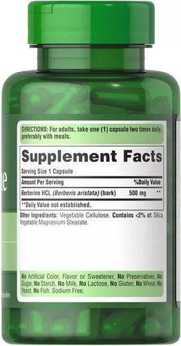 Puritans Pride Berberine 500 mg, 60 Caps - Galeri