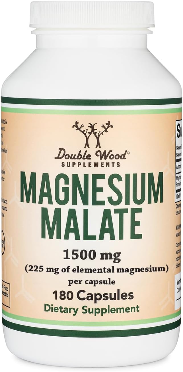 Double Wood Magnesium Malate 180 Caps