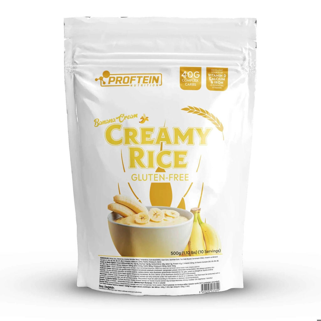Proftein Cream of Rice Cream Aromalı Pirinç unu Yüksek PROTEİN + KARBONHİDRAT 500 gram - Galeri