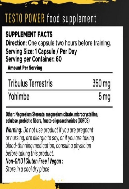 Hard Muscle Testo Power Tribulus Yohimbine 60 Kapsül - Galeri
