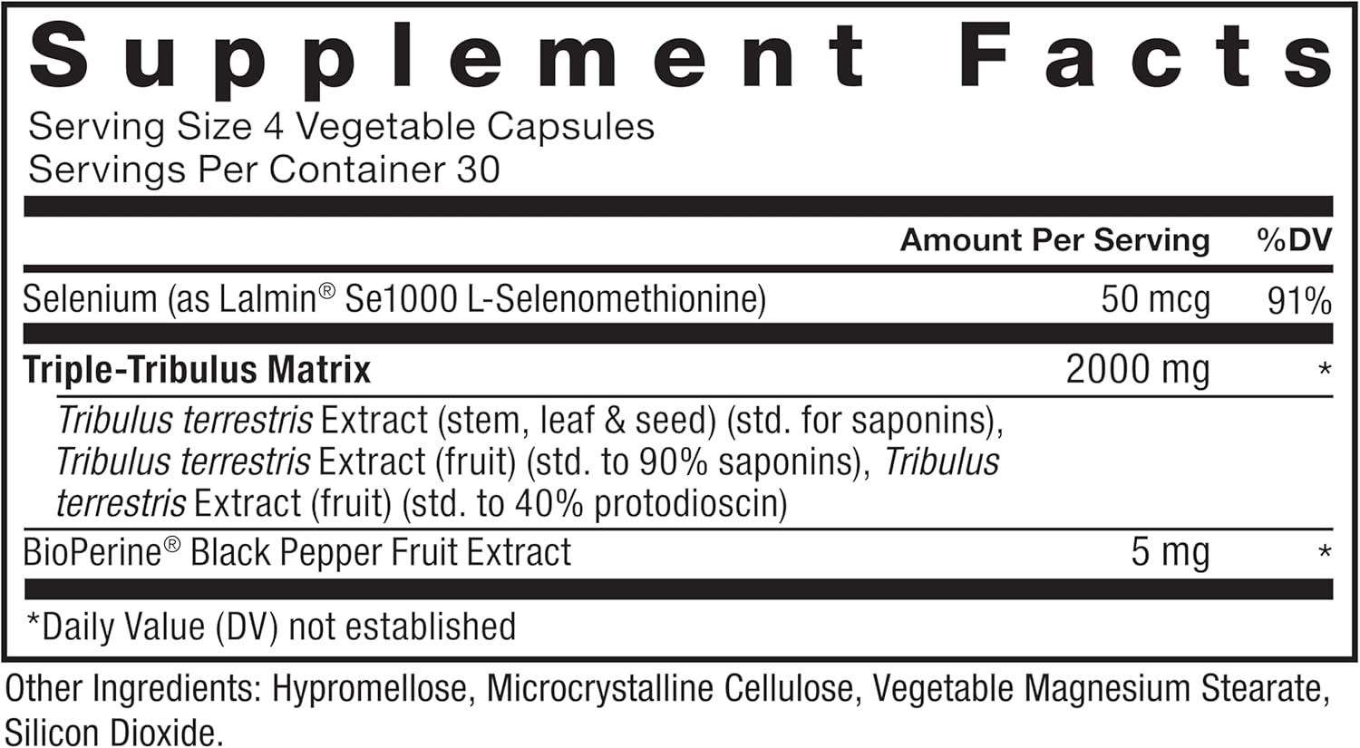 Force Factor Tribulus Terrestris for Men 1000 Mg 60 Caps - Galeri