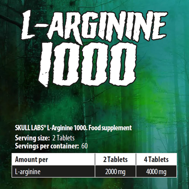 SKULL LABS L-Arginine 1000 mg - 120 tablet - Galeri
