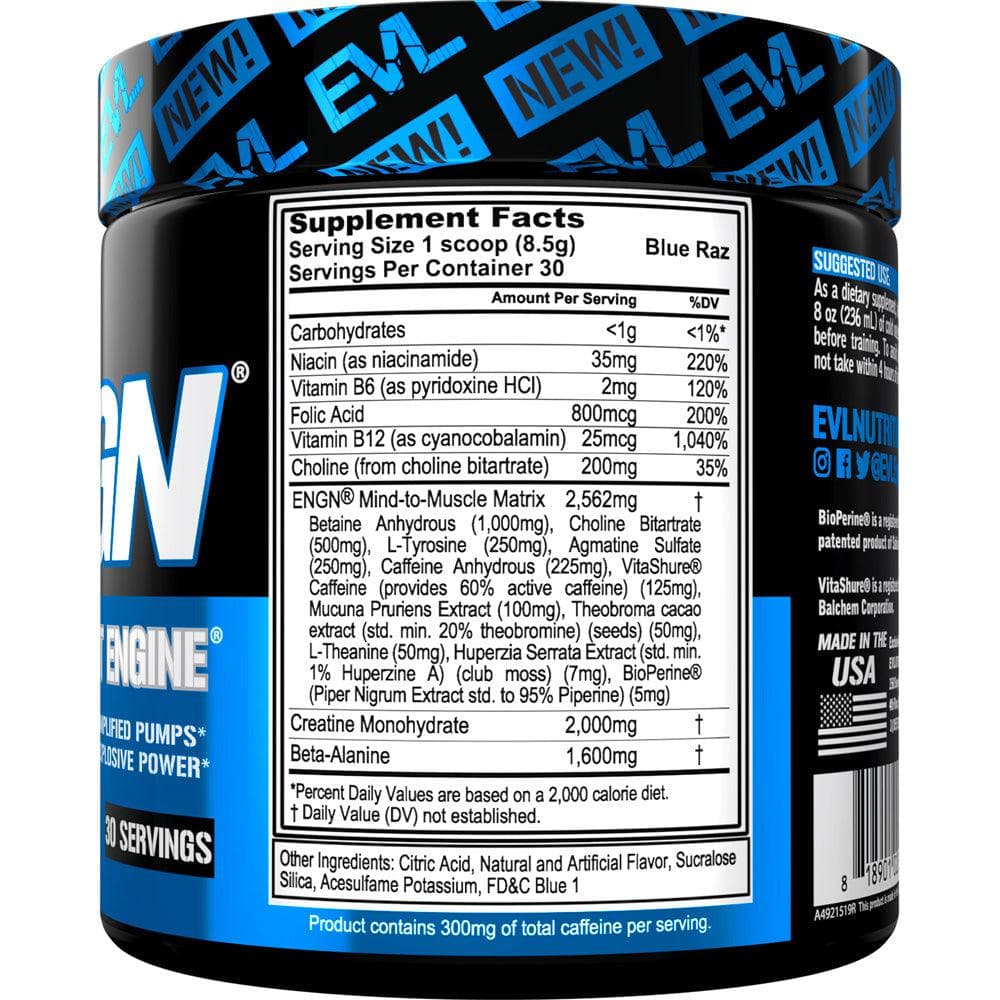 EVLution Nutrition ENGN PreWorkout 30 SERVİS - USA MENŞEİ - Galeri