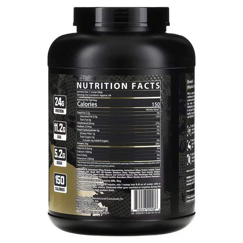 Nutrex Research 100% Premium Whey Protein 2272 G 64 SERVİS - Galeri