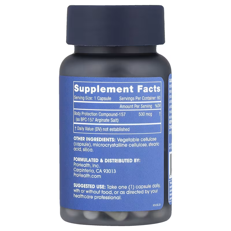 ProHealth Longevity BPC-157 repair Tendon and recovery 500 mcg 60 Caps - Galeri