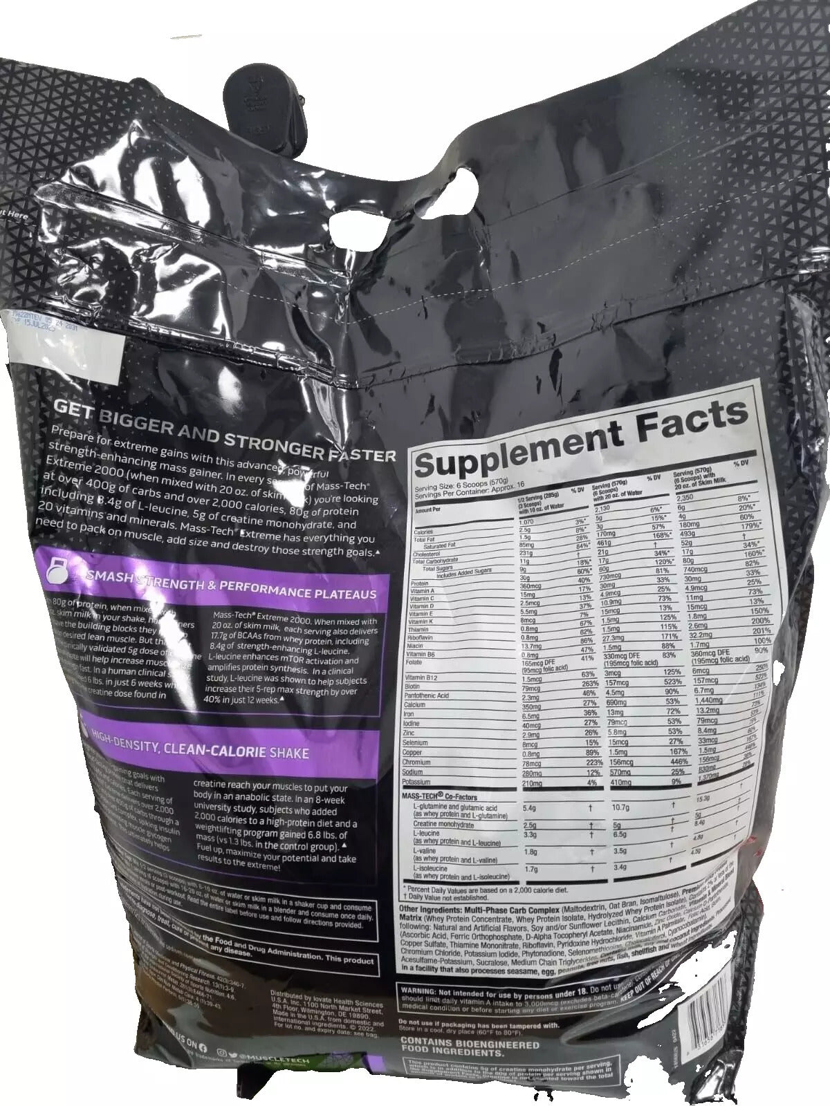 Muscletech Gh Masstech Gainer 9 KG - Galeri