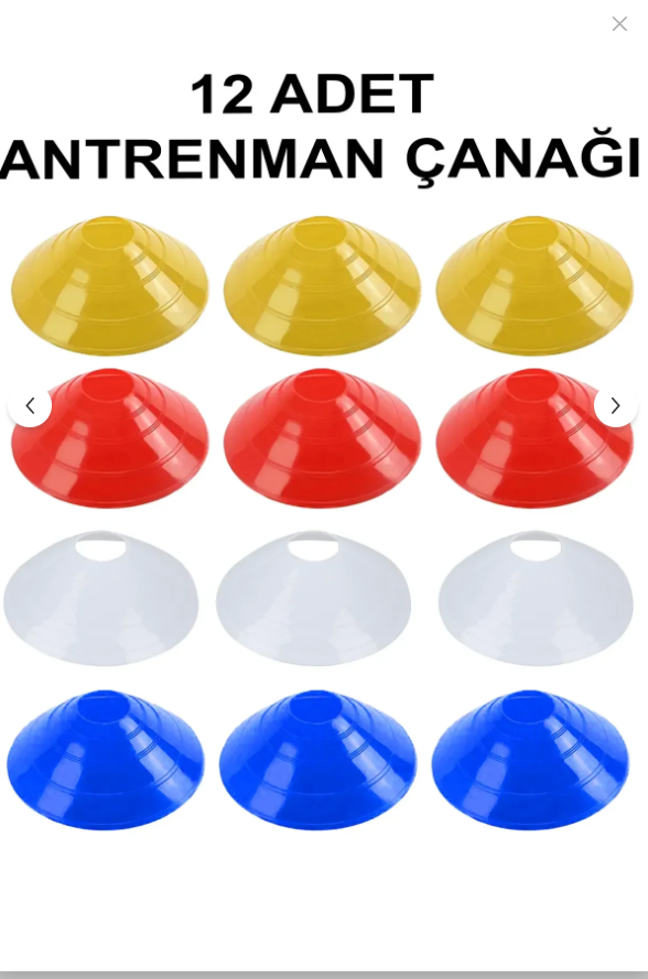 10,lu Antrenman Çanağı İdman Çanağı Tas Antrenman Şapkası Eğitim Konisi Parkur Konisi Spor Çanağı