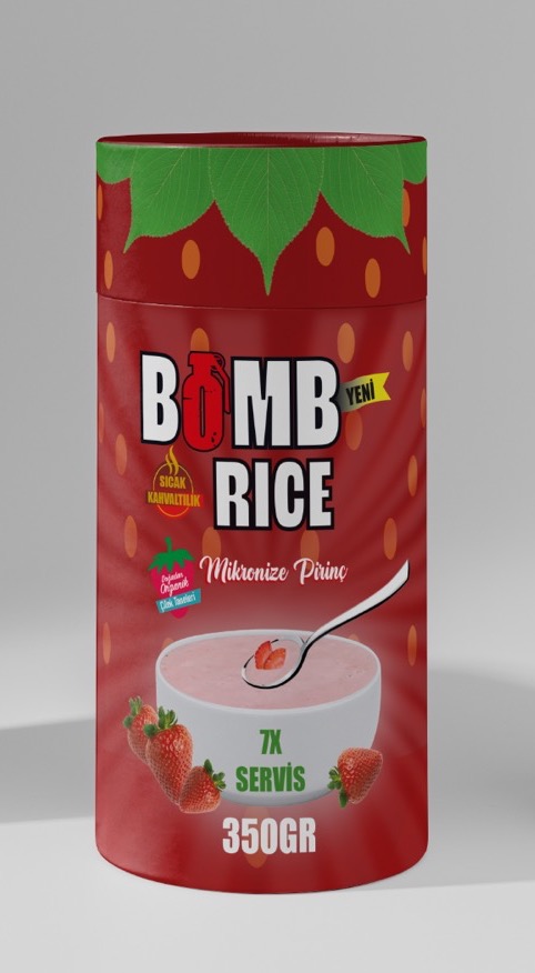 Bomb Rice Çilek 350 Gr