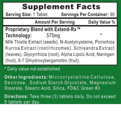 Hitech Liver-Rx Glutatyon Alpha lipoic acid + Nac + Milk thistle 90 Tablet - Galeri