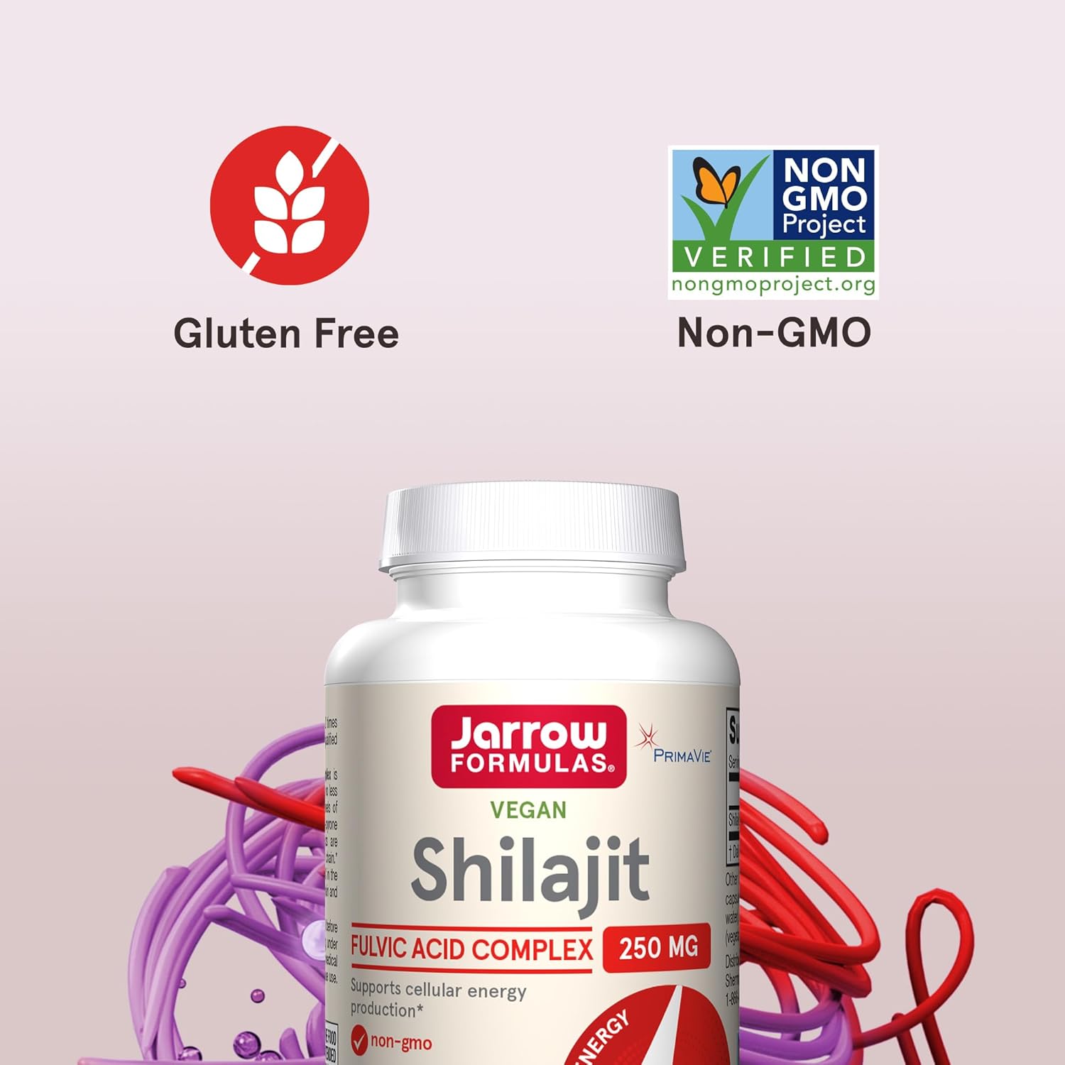 Jarrow Formulas Vegan Shilajit Fulvic Acid Antioxidants Complex, 250 mg 60 Veggie Capsules - Galeri
