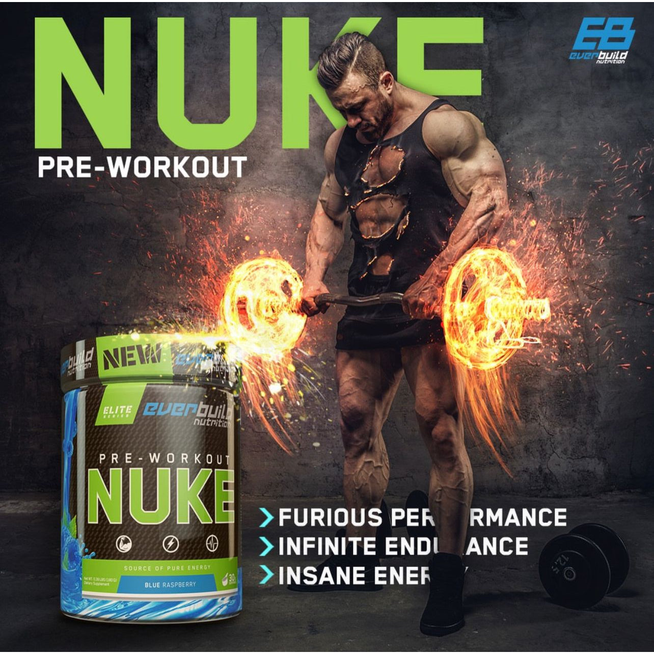 Everbuild Nuke Pump NOX  Pre-Workout - Galeri