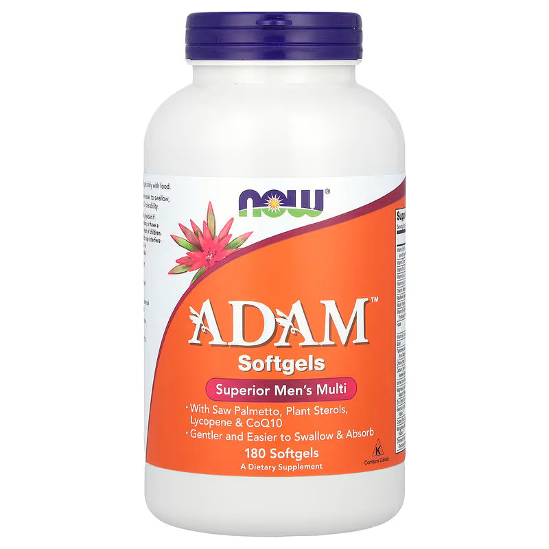 NOW Foods ADAM Superior Vitamin Men's Multivitamin 180 Softgels