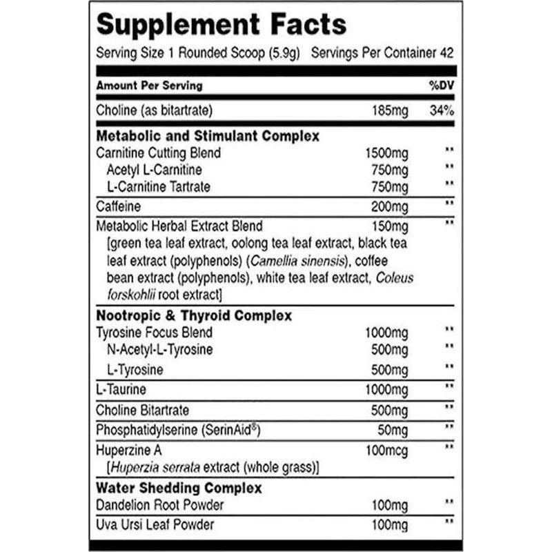 Universal Animal Cuts Ripped Powder Fat Burner Toz Form - Galeri