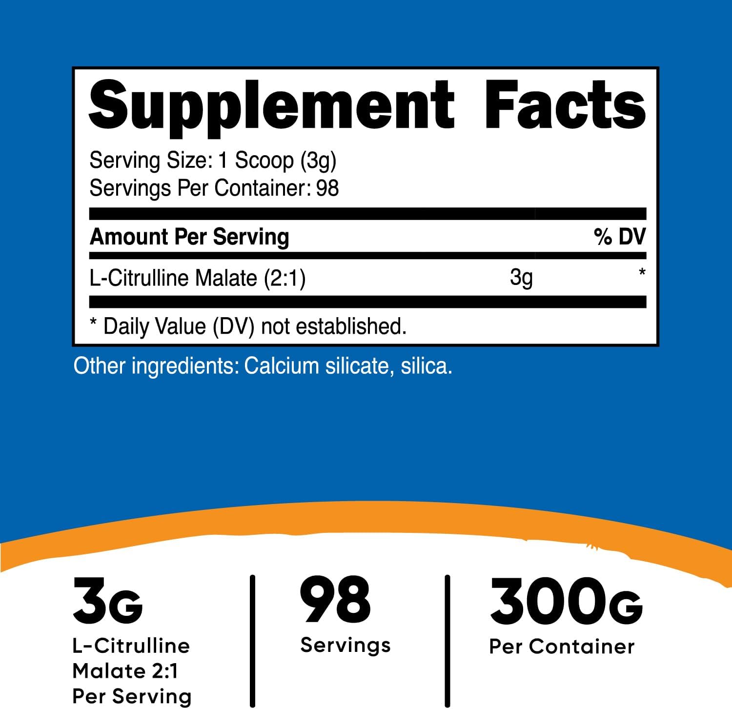 Nutricost L-Citrulline Malate 2:1 Powder 300 Grams 98 Servis - Galeri