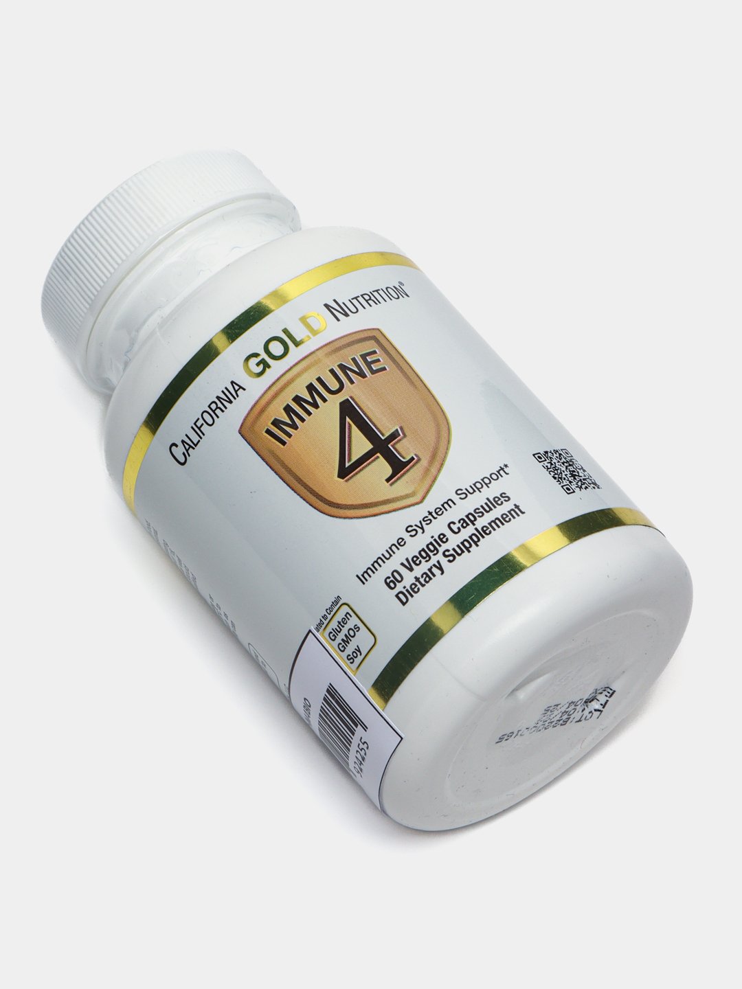 California Gold Nutrition Immune 4 Immune System Support C vitamin+D vitamin+Zinc Selenium 60 Veggie - Galeri
